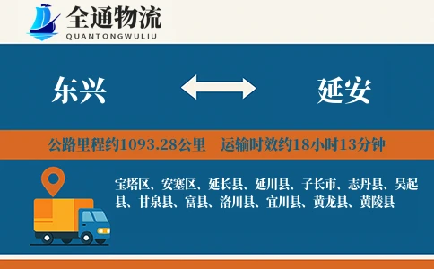 东兴到志丹县物流公司
