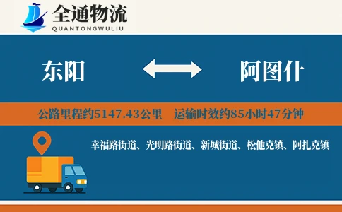 东阳到阿图什货运公司