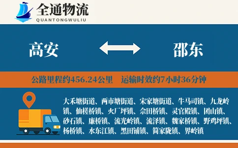 高安到邵东货运公司