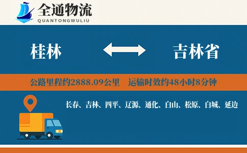 桂林到吉林省货运公司