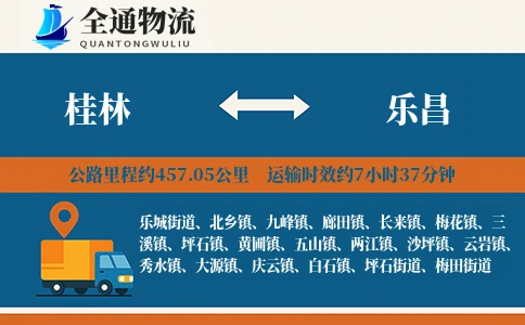 桂林到乐昌物流公司
