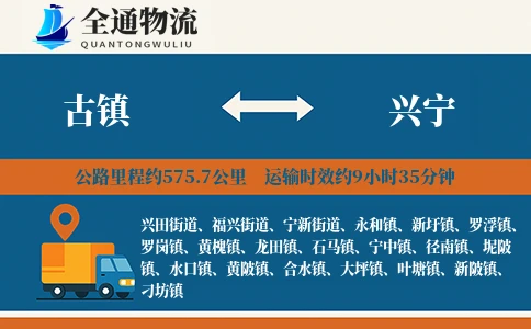 古镇到兴宁货运公司