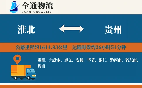 淮北到贵州货运公司