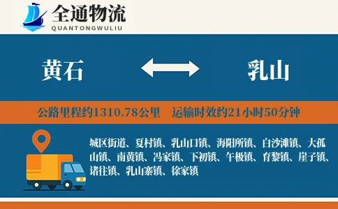 黄石到乳山物流公司