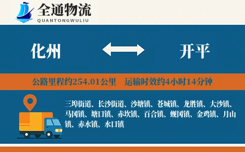 化州到开平货运公司