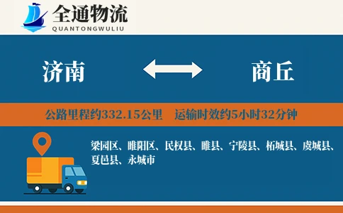 济南到商丘物流公司