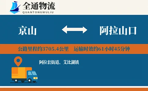 京山到阿拉山口物流公司