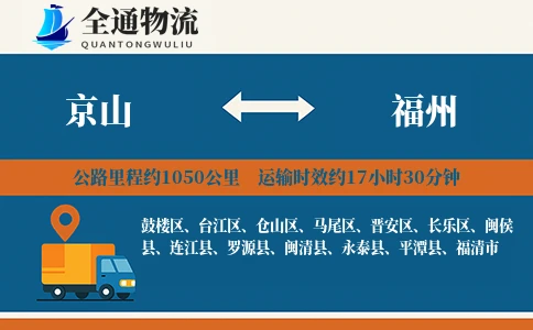京山到福州物流公司