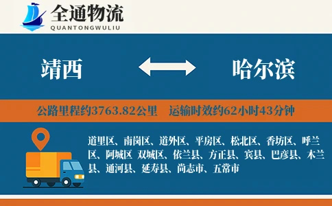 靖西到哈尔滨货运公司