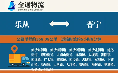 乐从到普宁货运公司
