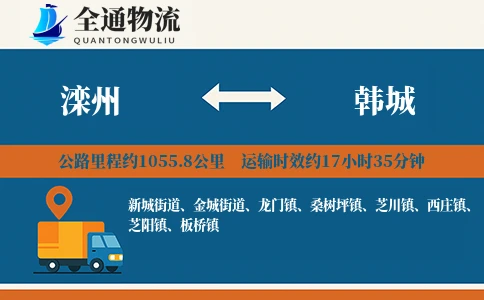 滦州到韩城物流公司