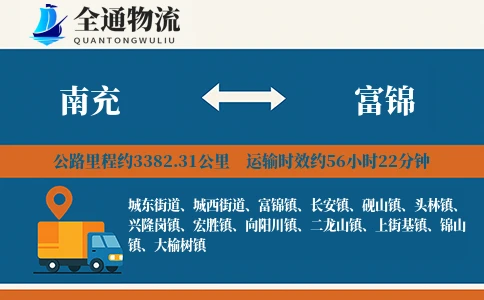 南充到富锦物流公司