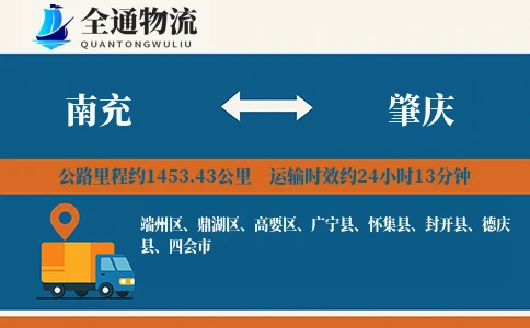 南充到肇庆物流公司