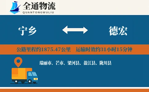 宁乡到德宏物流公司