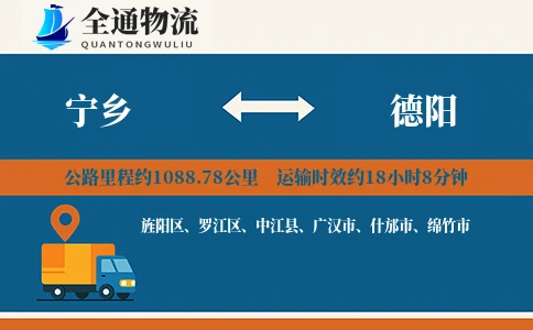 宁乡到德阳物流公司
