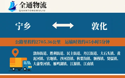 宁乡到敦化物流公司