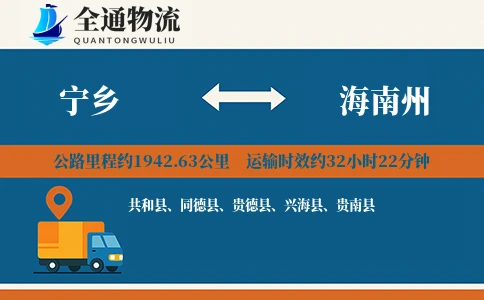 宁乡到海南州物流公司