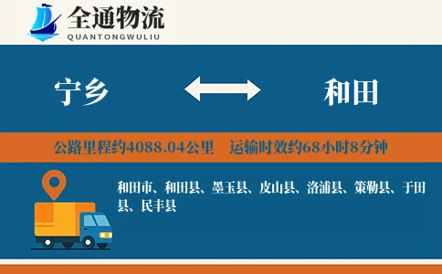 宁乡到和田物流公司