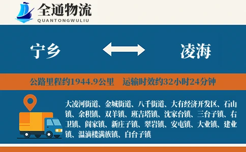 宁乡到凌海物流公司