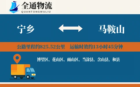 宁乡到马鞍山物流公司