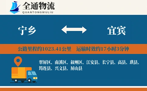 宁乡到宜宾物流公司