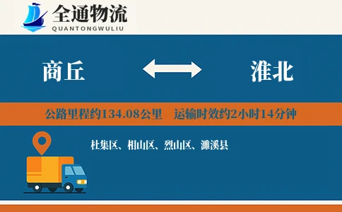 商丘到淮北物流公司