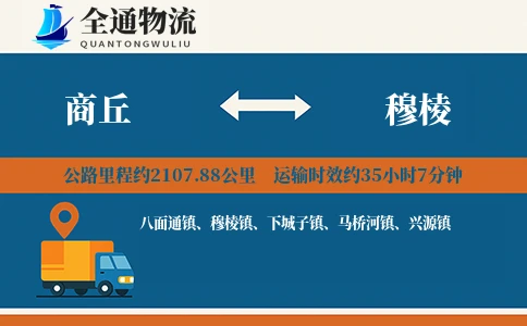 商丘到穆棱物流公司