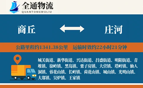 商丘到庄河物流公司