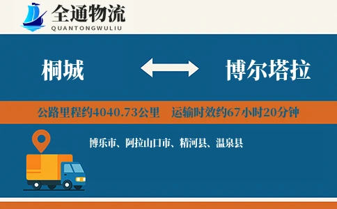 桐城到博尔塔拉物流公司