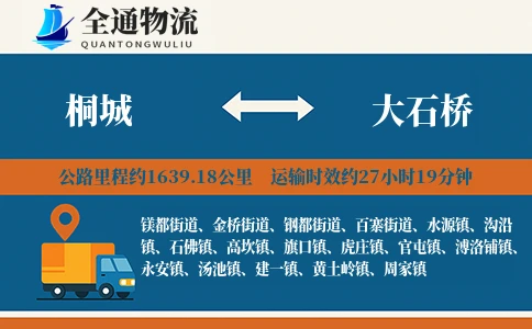桐城到大石桥物流公司