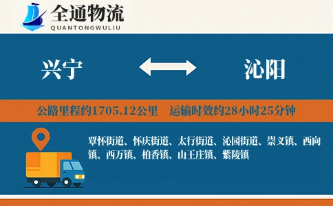 兴宁到沁阳物流公司