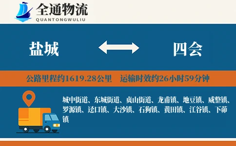 盐城到四会货运公司