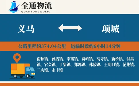 义马到项城货运公司