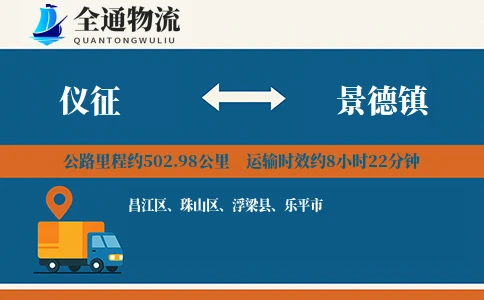 仪征到景德镇物流公司