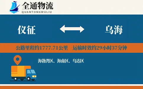 仪征到乌海物流公司