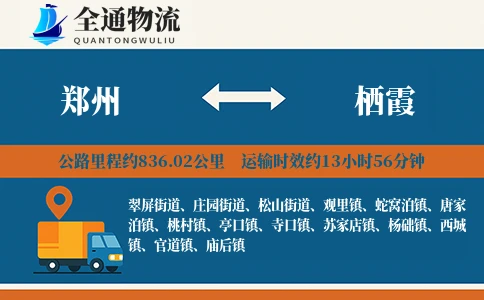 郑州到栖霞物流公司