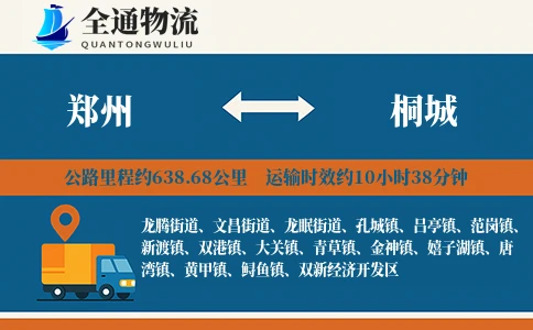 郑州到桐城物流公司