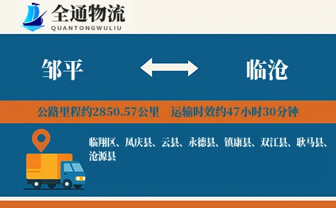 邹平到临沧货运公司